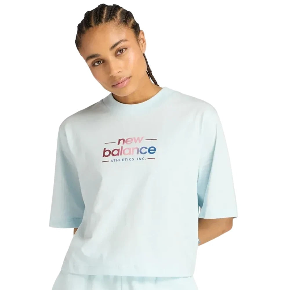 REMERA Oversized PARA DAMA NEW BALANCE Logo